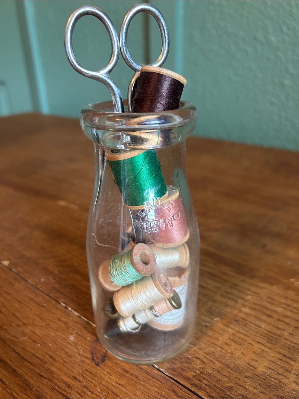 Antique sewing supplies